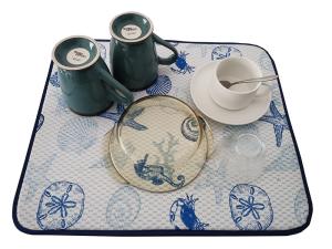 24x18in Kitchen Sink Microfiber Dish Drying Mat Dish Drainer  Mat
