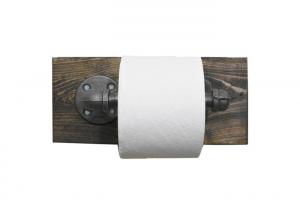 China Decorative Vintage Style Industrial Pipe Toilet Paper Holder Toilet Floor Flange on sale