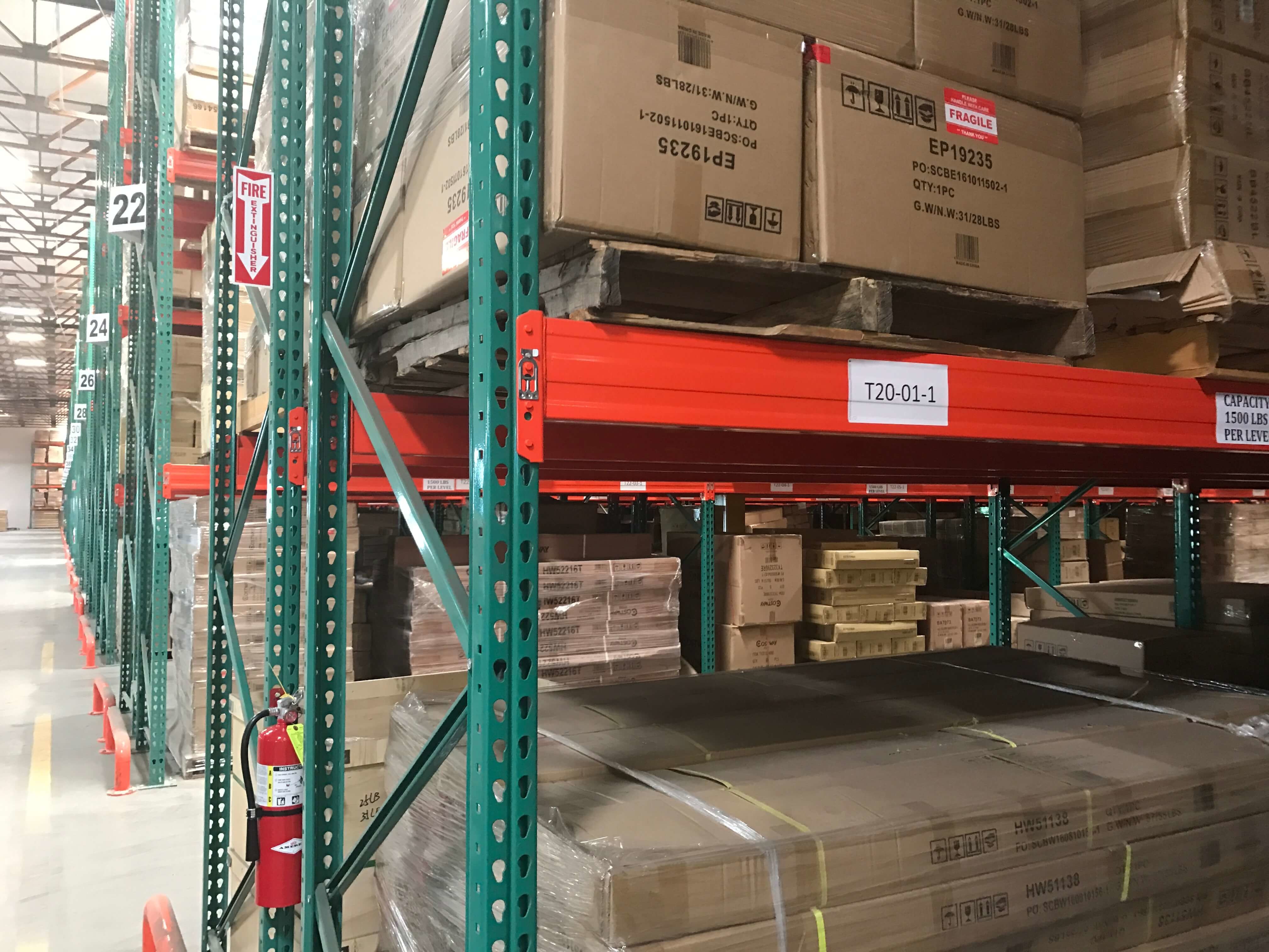US Cost-Effective Teardrop Pallet Rack For High Density Storage