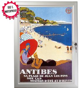 Alu Frame 30mm ODM A2 Locking Poster Frames With Key