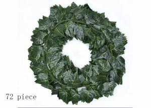 Buy cheap Lightweight 0.02kg / Piece Hanging Maple Artificial Green Leaves product
