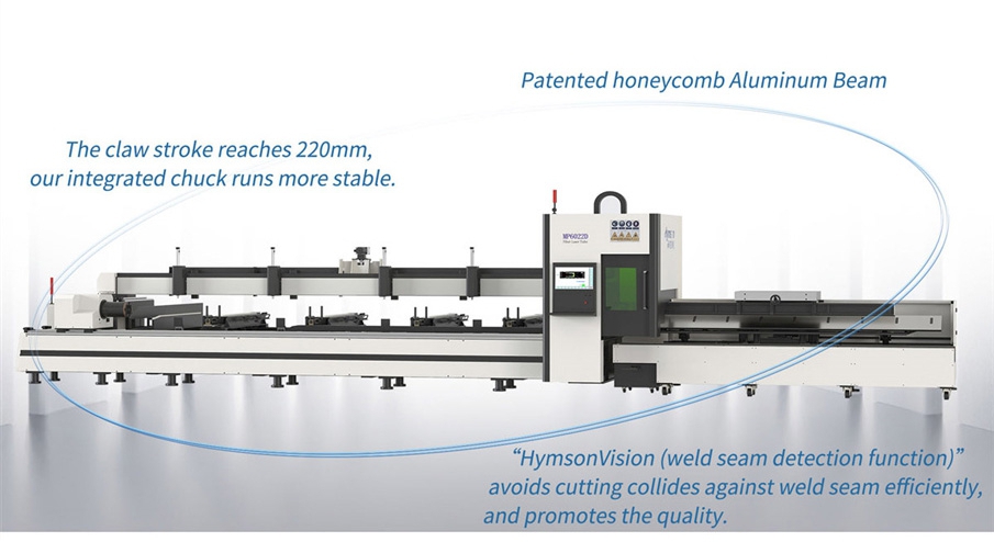 MP-6022D Tubes Laser Cutting Machine Fiber With CNC Numerical Control System