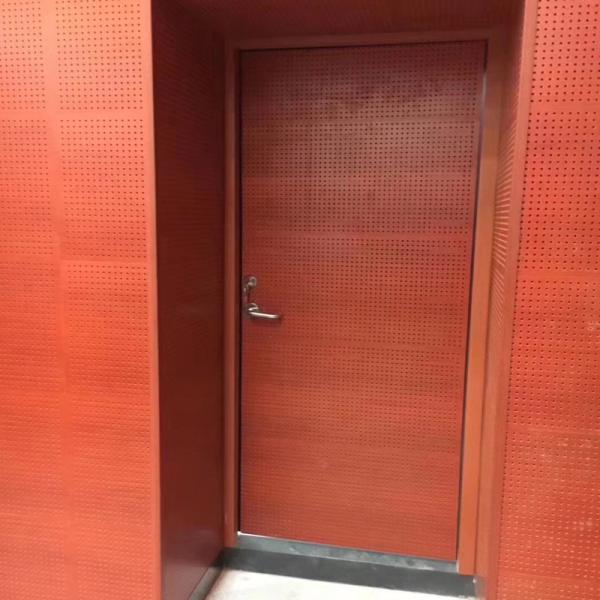 Wooden Perforated Studio Room Ceiling Acoustic Panel MDF Sound Reflecting