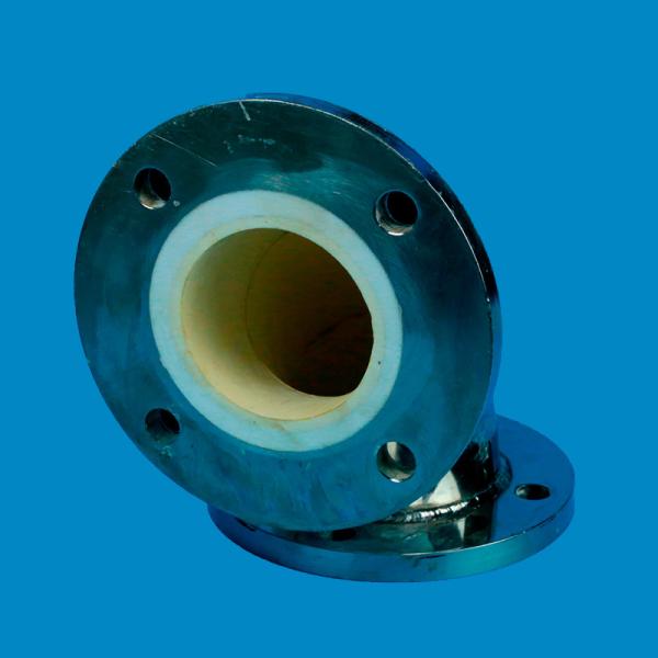 Quality Powder Conveying Wear Resistant Pipeline Alumina Ceramic Lined Pipe Pipeline For Long Lasting for sale
