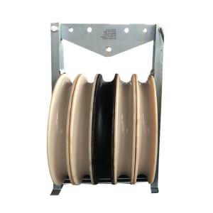 Buy cheap 660MM Rubber Roller Five Wheels Conductor Stringing Blocks product