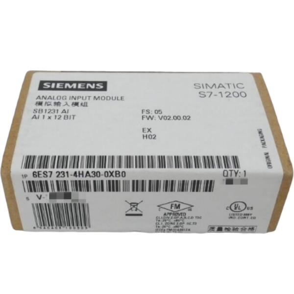 Quality SIEMENS 6ES7231-4HA30-0XB0 SIMATIC S7-1200, ANALOG INPUT, SB 1231, 1 AI, +/-10 V DC (12 BIT RESOL.) OR 0-20 MA for sale