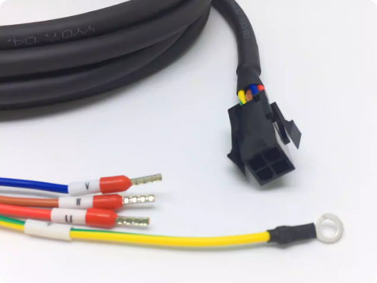 Schneider LXM23 Servo Motor Connector with Moog Gender and Silver Gold-Plated Pins for Industrial Automation