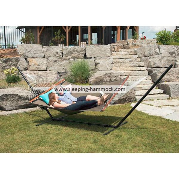 Waterproof Backyard Patio Bronze Poolside Hammocks Two Person Quick Dry UV Resistance