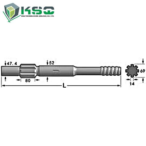 Quality T38 CNC Milling  Rock Drilling Tools HL 850 / HL 850S for sale