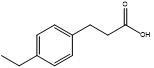 Buy cheap 3-(4-Ethylphenyl)Propanoic Acid Heterocyclic Compound CAS 64740-36-9 Purity 98% product