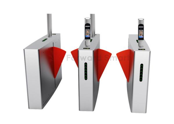 Quality RFID Card Reader Security Access Control Flap Barrier Turnstile for sale