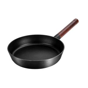China 6.2cm Height Lightweight Stir Frying Pan ILAG Coating 28cm Frying Pan With Glass Lid on sale