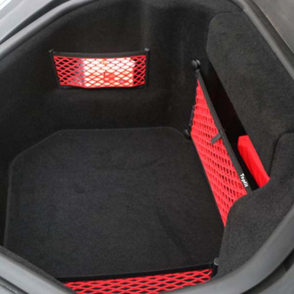 Quality Topfit Front Trunk Cargo Net for Tesla Model S P90 90 P85 85 60, 2012-2015(Red) for sale