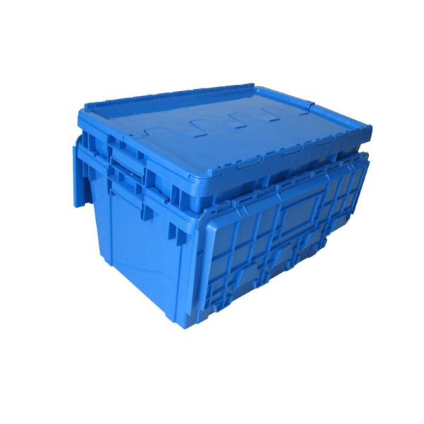 Storage Boxes Lid Attached Folded Plastic for Industry China Factory Storage Boxes & Bins Food Container Eco-friendly Foldable