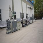 Silicon Core Micro Duct Pipe Making Machine , High Speed HDPE Pipe Production