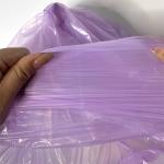 Offset Printing Surface Handling LDPE Plastic Trash Bag on Roll for Beige