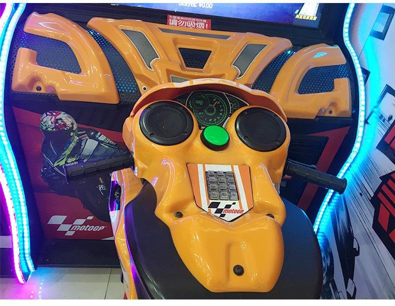 Simulator Motorcycle Racing Motor Arcade Game Machine Customized Realistic Designing