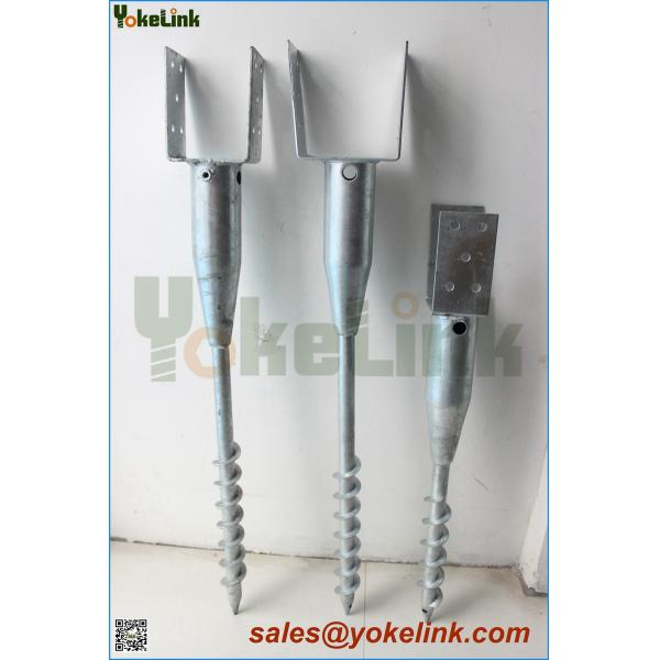 Hot Dip galvanized Ground Screw Pole Anchor