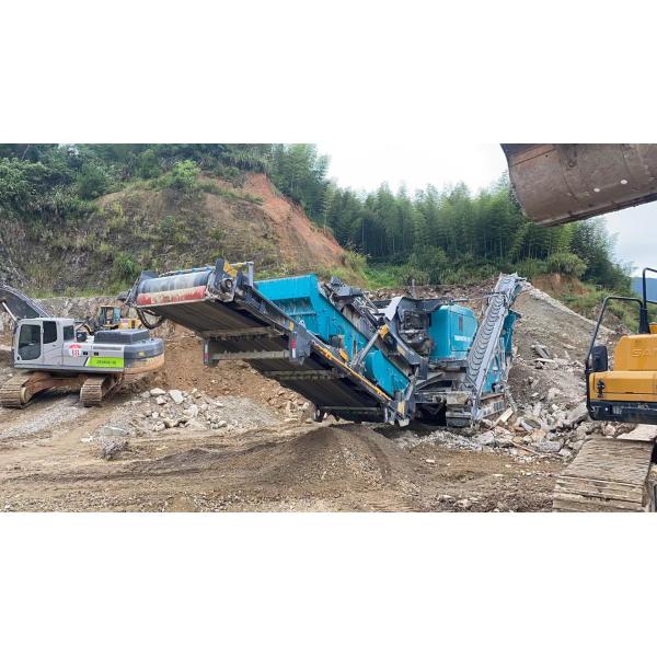500 TPH Used Mobile Crusher 550SR Track Mounted Second Hand Stone Crusher Made In 2020