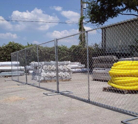 Cross Brace 11.5 Ga (0.11") Us Standard Galvanized Chain Link Temporary Steel Fence No Import Duty