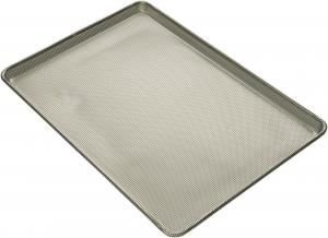 Buy cheap 0.5mm Aluminium Baking Tray With Iron Wire & Black Enamel Cooking Grate product
