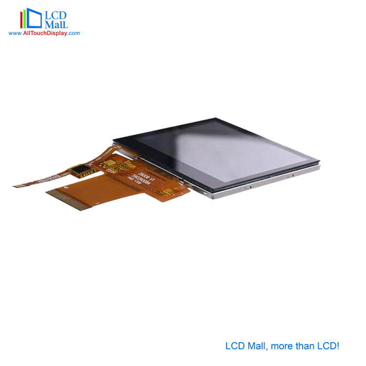 Full View Angle 3.5'' TFT LCD Touch Panel IPS Display 24 BIT RGB SPI Interface