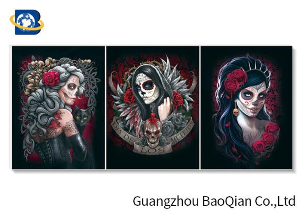 Quality Amazing Vampire 3d Flipped Pictures , 3D Lenticular Picture For Living Room Decor for sale