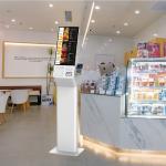 Fast Food Ordering Kiosk 21.5 Inch Screen Scan QR Code and Credit Card Payment