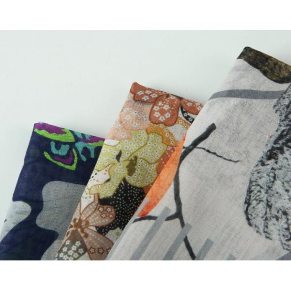 100% cotton voile digital printing comb cotton high quality