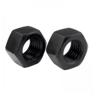 China M2-M30 Grade 4.8 Alloy Steel Black Hex Nuts , ODM Zinc Plated Hex Nuts on sale