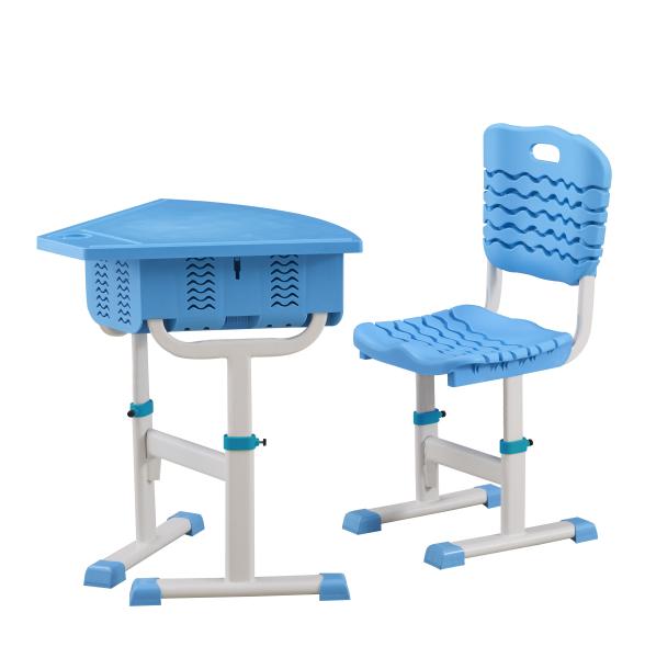 Quality ABS / PP Study Chair Table For Students Adjustable Study Table And Chair for sale