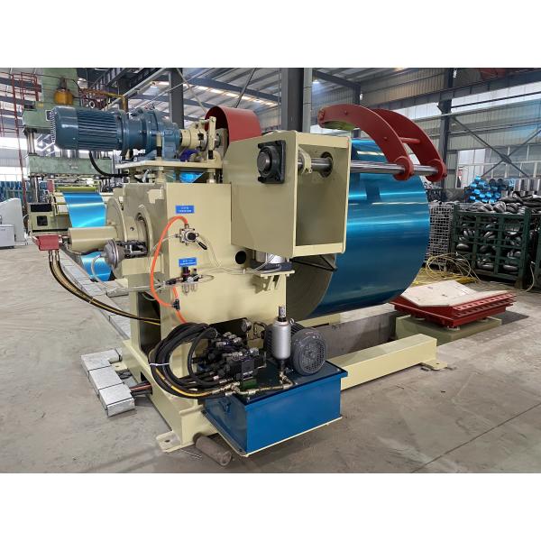 10 Tons 500mm Hydraulic Uncoiler Machine Sheet Metal Decoiler
