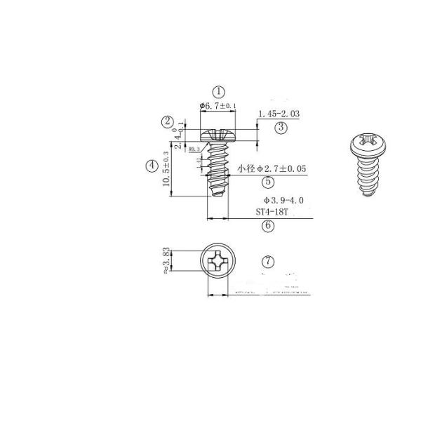 JIDA ODM Self Tapping Socket Head Flat Screw Hex Timber Screws