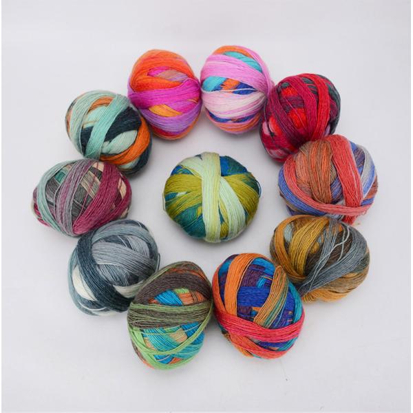 Acidproof Durable Cotton And Acrylic Blend Yarn , Anti Bacteria Wool Mix Yarn