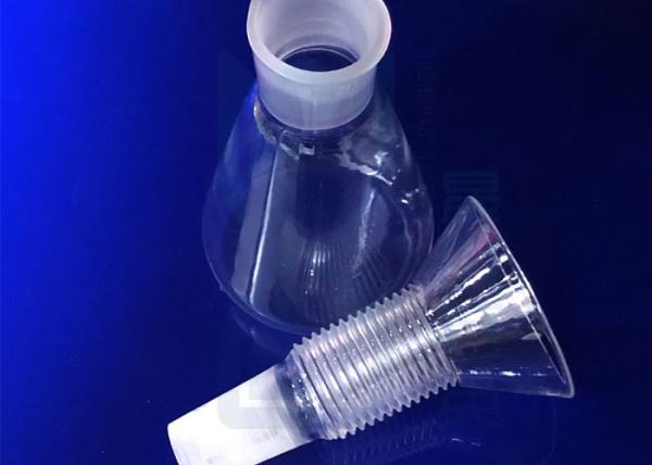 Quality Heat Resistant Quartz Glass Laboratory Reagent Bottle Flasks High Temperature for sale