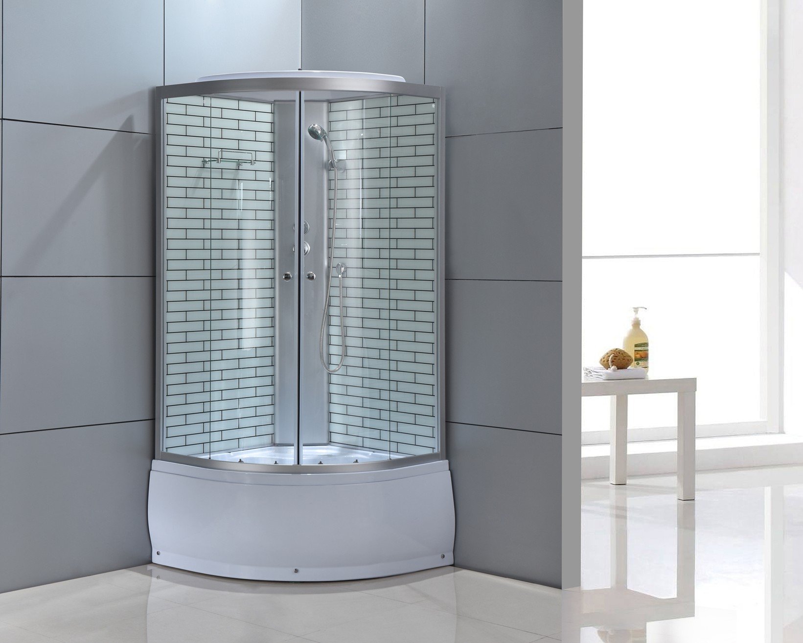 6mm Sliding Frameless Shower Enclosure 900x900x1900mm