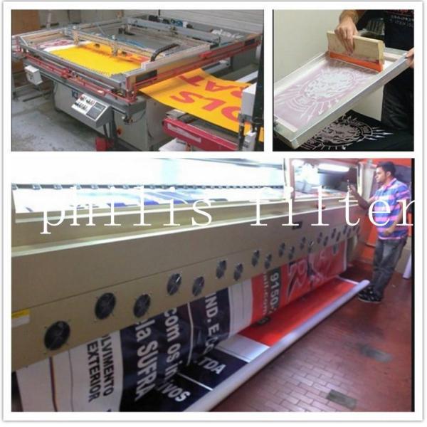 Silk Screen Printing Mesh Filter Cloth , Nylon Monofilament Mesh Fabric