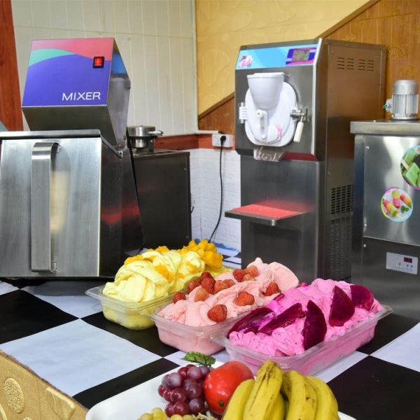 20L/H 750W Ice Cream Making Machines For Supermarket