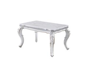 Buy cheap Generous Carving Family Rectangular Marble Dining Table product