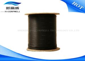 Buy cheap Outdoor Glass Fiber Optic Cable , Custom Connector G652D Drop Fiberglass Cable product