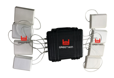 8 Bands Prison Drone Jammer GPS, WIFI, Cell phone Signal Jammer Shield 150m 65W