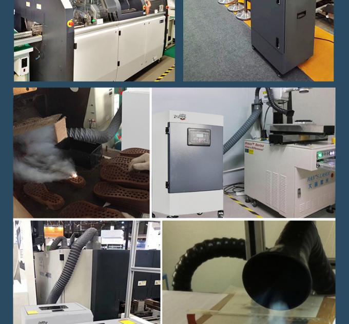 Acrylic Extraction 570m3/h 700W Co2 Laser Fume Extractor 4