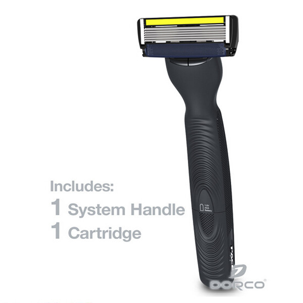 6 Blades Performance mens safety razor With Powered Handle / shaving Razor SXB3000 CE