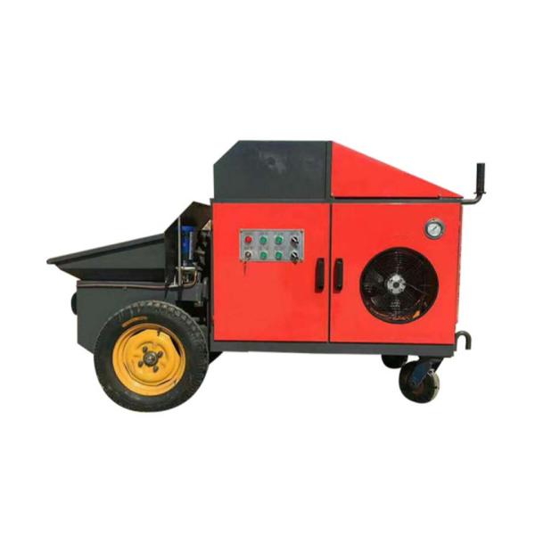 Construction 15Kw Mobile Concrete Pump For Fine Aggregate