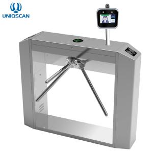 China Fever Facial Recognition Access Control Biometrics SUS304 Tripod Barrier Gate on sale