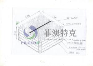 Inlet Pleated Panel Filter 2st 5929010120 Spare Parts For Centrifugal Compressors