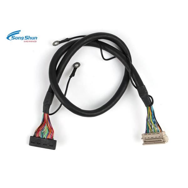 31pin LVDS Cable Assembly TFT Display Connector PVC Jacket Customized Length