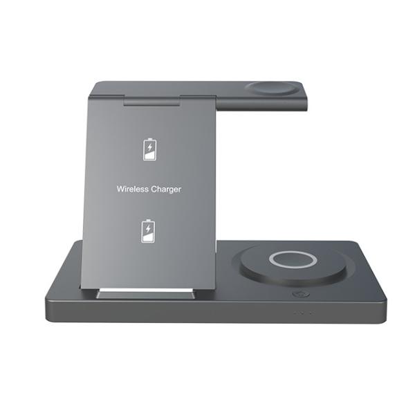 Quality T258 All In One Wireless Charger Foldable 3in1 15w Folding Wireless Magnetic for sale