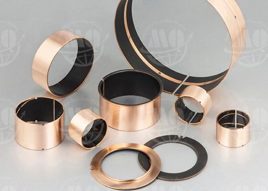 Quality Bronze Backing Oil Free Graphite Impregnated Bushings Customised Material for sale