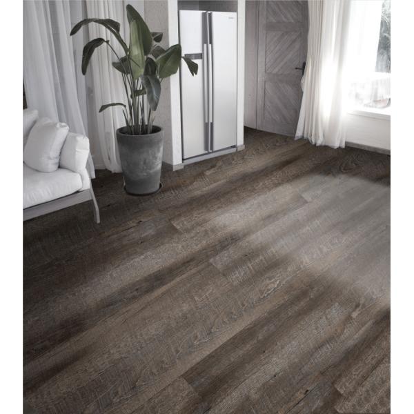 Wood Grain SPC Click Flooring 0.5mm Non Polluting 5.5mm GKBM JR-W17009
